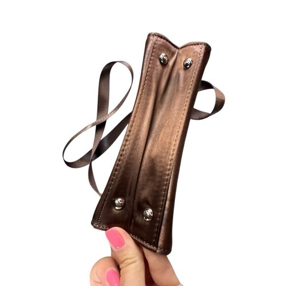 Brandon Blackwood ESR “End Systemic Racism” Satin Mini Tote Brown OS - Picture 7 of 10